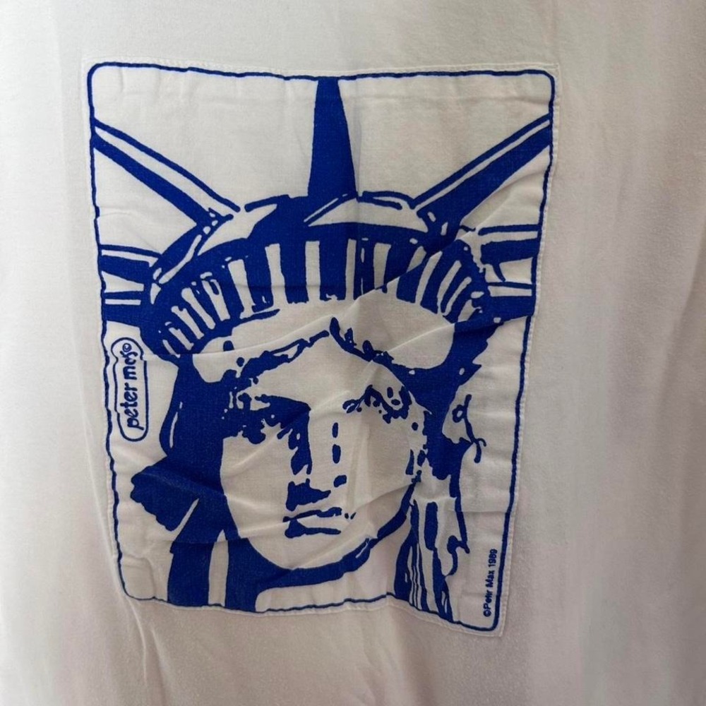 90s Peter Max Reversible New York Art  Vintage Peter Max Statue Of Liberty - Picture 7 of 8